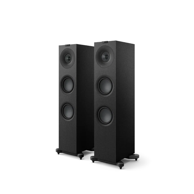KEF Q7 Meta – Satin Juoda, Riešutmedis