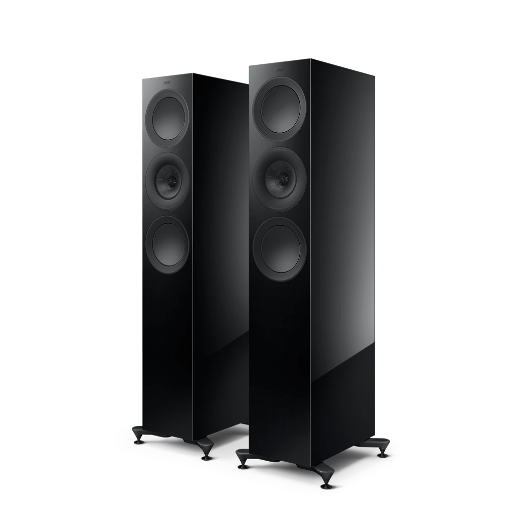 KEF R7 Meta Satin Juoda, Riešutmedis