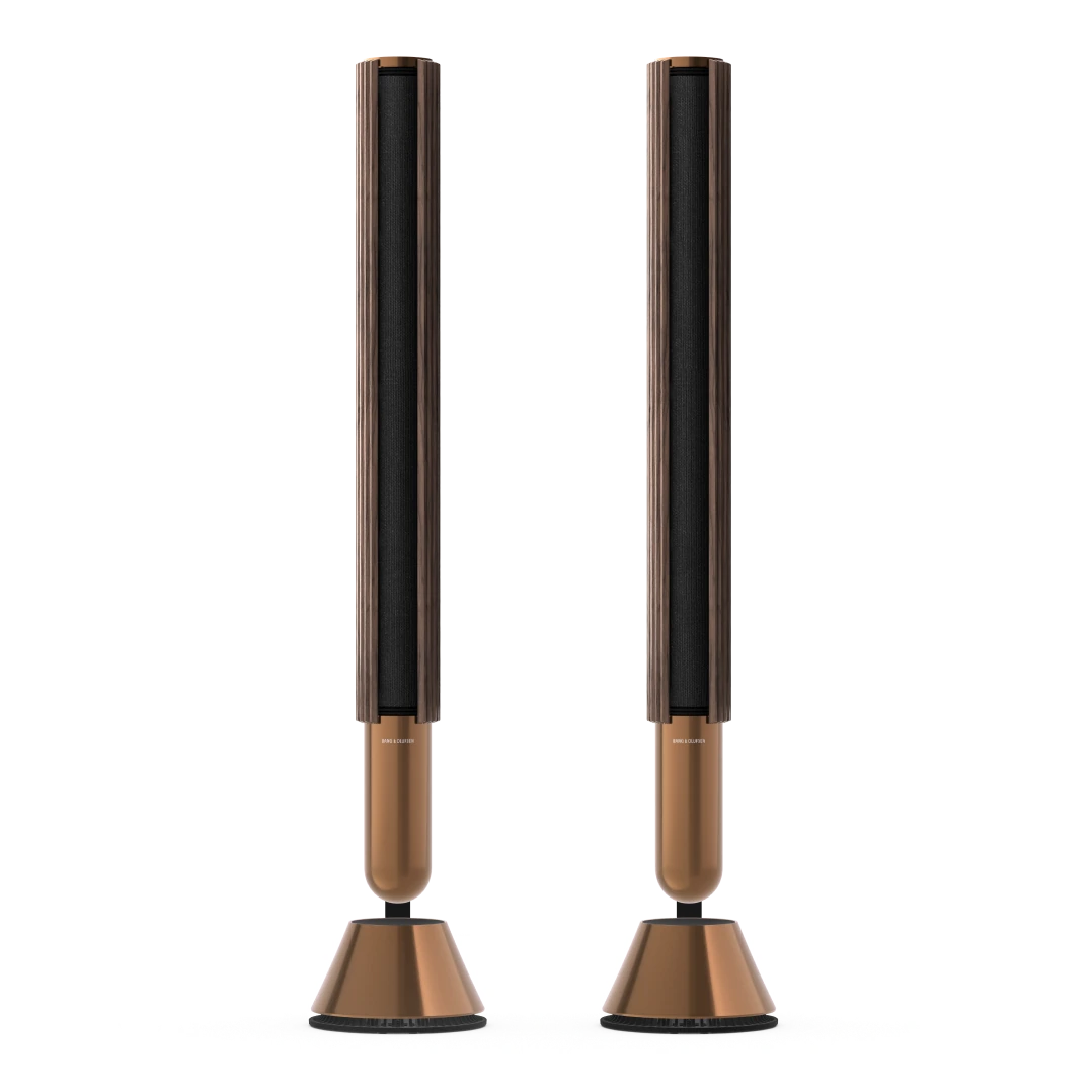 BANG & OLUFSEN Beolab 28 Gold Tone su riešutmedžio apdaila