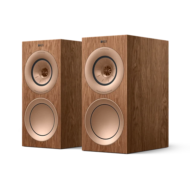 KEF R3 Meta – Riešutmedis, Indigo Blizgus Special Edition