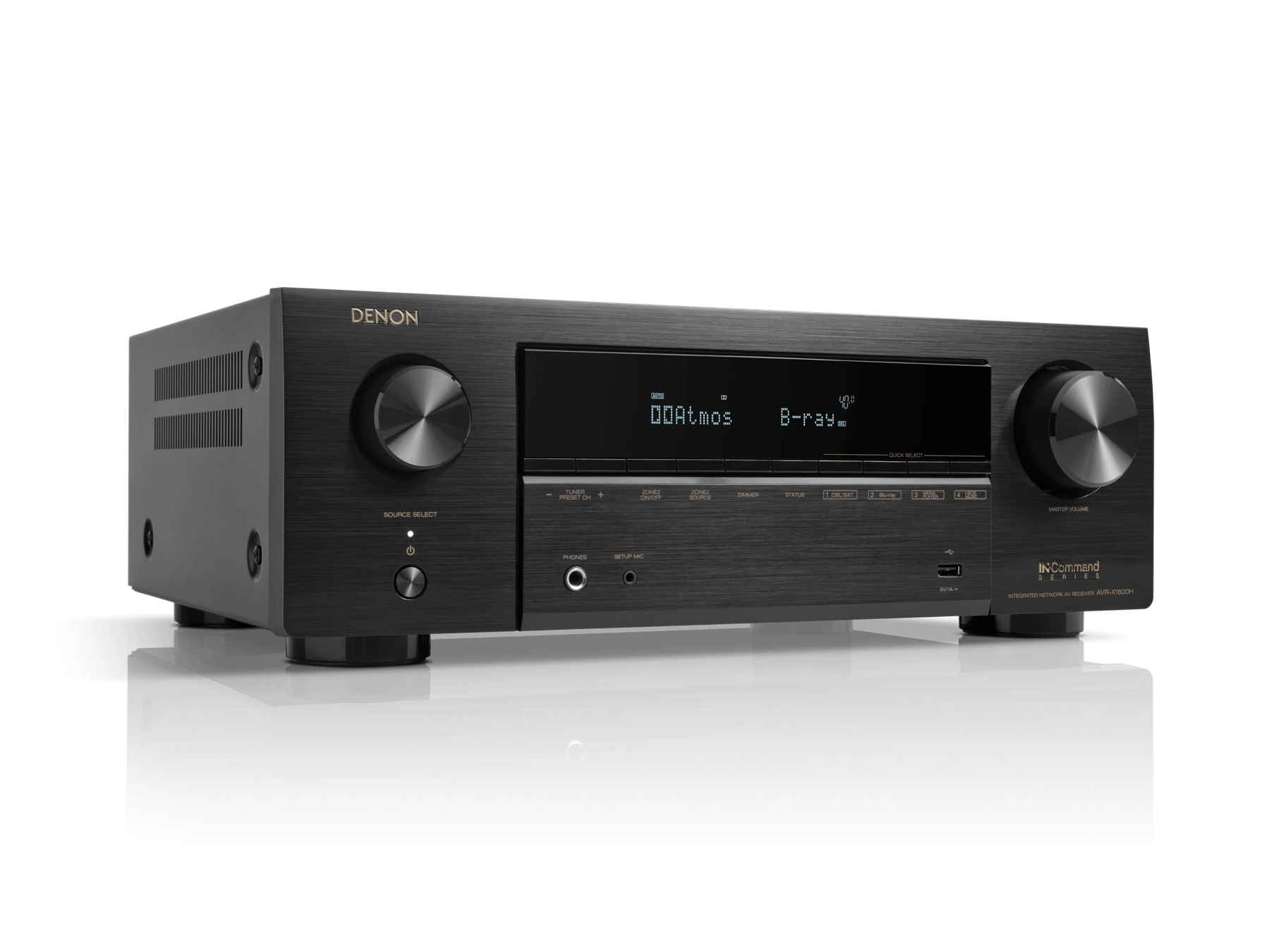 DENON AVR X1800H Juoda