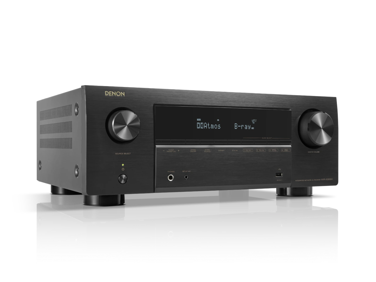 DENON AVR X2800H Juoda