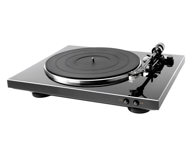 DENON DP 300F – Sidabrinė, Juoda