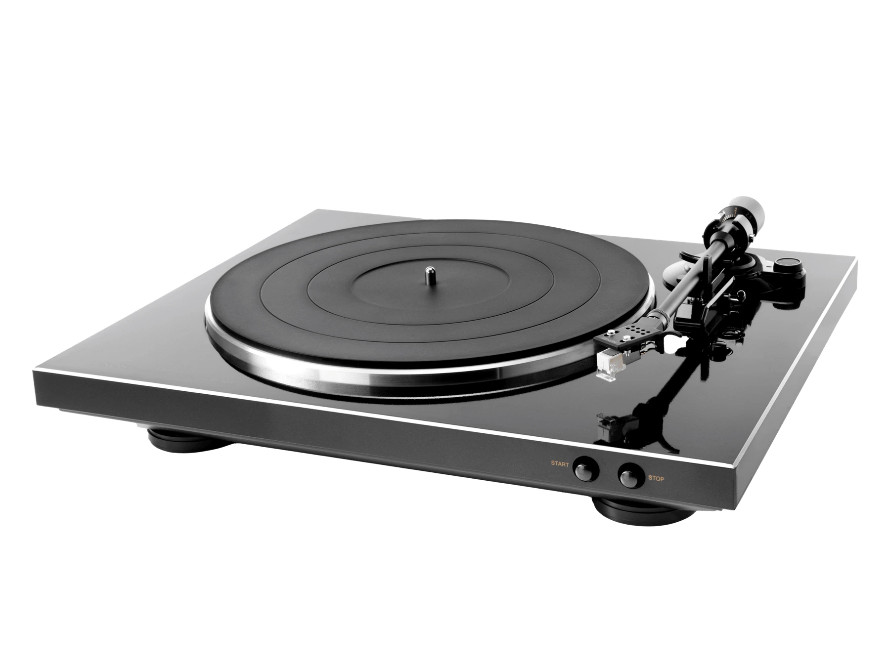 DENON DP 300F Sidabrinė, Juoda